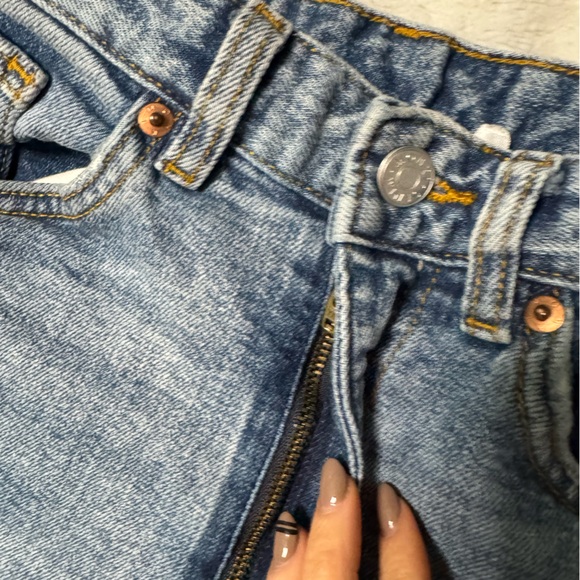 Monki Zami high waist straight leg ankle jeans - Picture 6 of 13